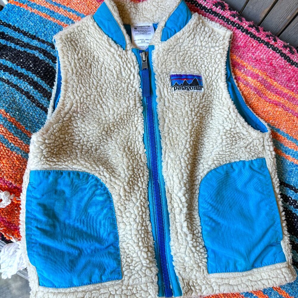 2T Retro Patagonia Fleece Vest
